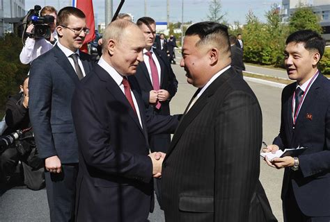 North Korea’s Kim vows full support for Russia at a summit with Putin at a Far East spaceport